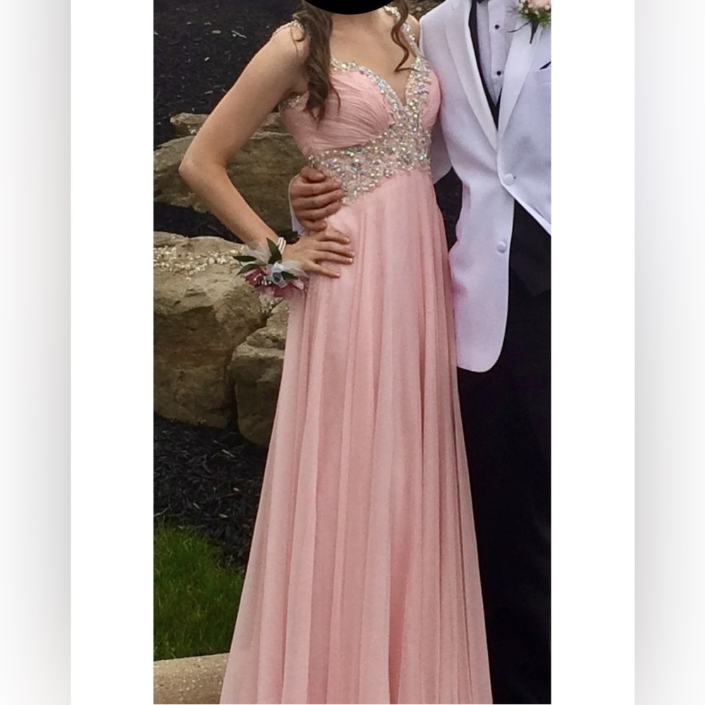 Mac Duggal Pink Prom Dress